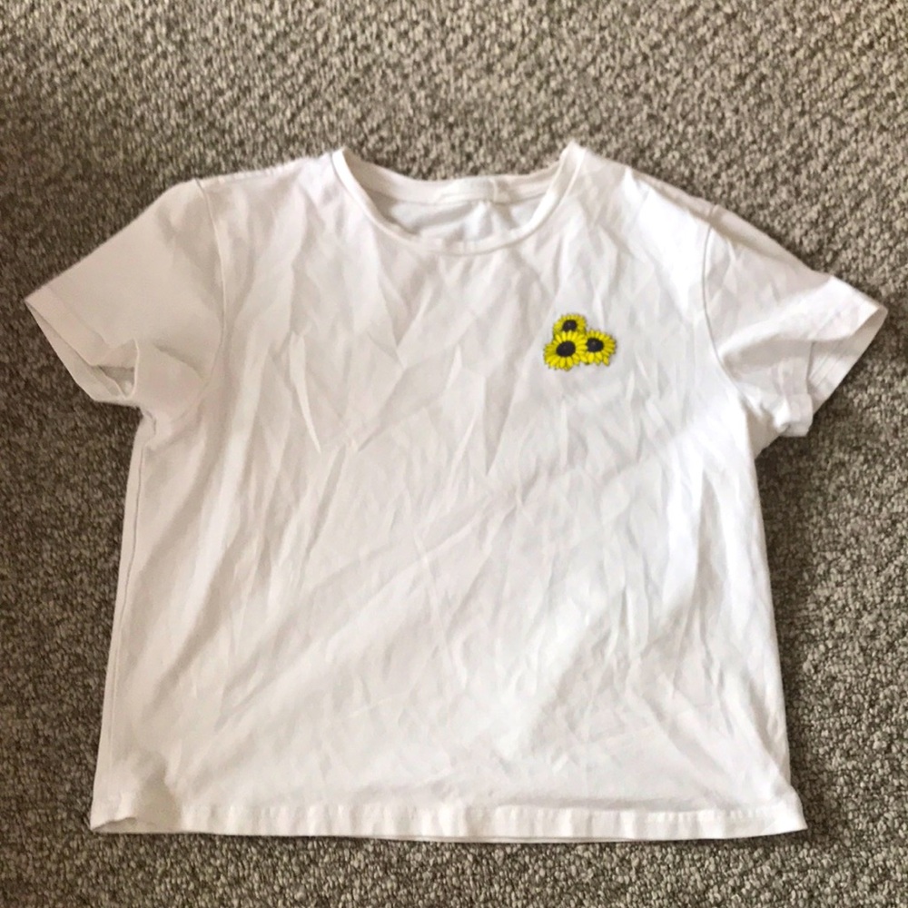 Sunflower crop top